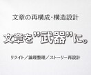 文章を再構築し、伝わる形に編集します 思考整理・プロフィール・コンセプト文章の再設計に対応 イメージ1