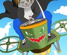 SNSなどのアイコン制作します 人物から動物と掛け合わせた可愛い感じのものまで イメージ5