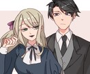 人物イラストなんでも描きます アニメ塗りの簡単な背景のキャラクター絵を早期納品します イメージ2
