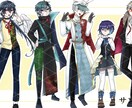 キャラクターデザイン制作します メリハリのあるツヤツヤ塗りが特徴 イメージ3