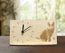 ペットが彫刻されたオリジナル時計を作ります ご自分の大事なペットとの思い出を形にしませんか？ イメージ5