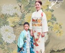 写真の背景をかえます 日本画の中にいるような画像をつくります イメージ2