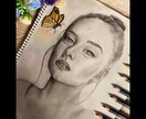 以顔絵を描いてます 顔を描くのが好きなのでもしよかったら注文してください。 イメージ3
