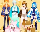 Vtuberモデル一式制作致します Live2D歴４年。高クオリティをお届けします。 イメージ4