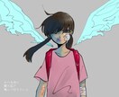 アイコンヘッダーなどの絵を描きます 絵柄が好みだなーって思っていただいた方、ぜひよければ イメージ3
