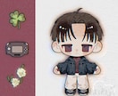 ぬい風ミニキャラ描きます ぬい風ミニキャラと簡易な2〜3つのモチーフ入り1枚絵です イメージ7