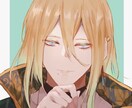 アイコン用、sns、個人用のイラスト描きます かっこいい感じの男性キャラが好きな方。 イメージ2