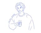 韓国風＊実績2000件以上アイコンイラスト描きます 商用可＊職業別ビジネス似顔絵アイコン・SNS・名刺・ブログ用 イメージ4