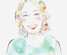 お写真から｜透明感のある水彩似顔絵を制作します にじむ色合いで、やさしく印象に残る一枚に仕上げます イメージ6
