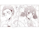 ペア画、夢絵、漫画描かせていただきます 季節毎の記念イラスト等も大歓迎 イメージ5