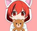 アニメ風のキャラクターイラストを制作いたします アニメ塗りが得意です！デフォルメ、動物ゆるふわ系が得意です！ イメージ5
