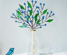 色鮮やかなブルーのかすみ草のスワッグを作ります お部屋に彩りを加えるアレンジフラワー イメージ8