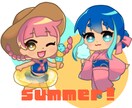 かわいいミニキャライラスト作成いたします 動画のサムネイルなど商用利用も可能です イメージ1