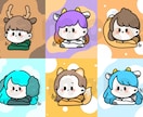 ゆるかわいいSNSアイコンを描きます あなただけの、かわいいアイコンを描きます！ イメージ2