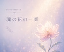 魂の花の一凜｜日常に寄り添う「言霊の雫」届けます あなたの抱える「小さな棘」を伺い、一編の詩（詞）にします イメージ1