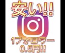 Instagram 3000フォロワー増やします 3000フォロワー〜 最大100万フォロワーまで可能！ イメージ1