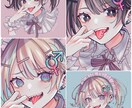 色んな用途のイラスト描きます アイコン、動画用、サムネイル用、立ち絵など！ イメージ2