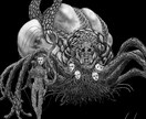 モンスターのイラストを描きます 色々なタッチで、リアル系、コミカル系、おぞまし系、触手系！ イメージ8
