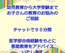 幼児教育から大学受験まで・教育のご相談を承ります 90分・医学部合格経験による家庭での教育方法をアドバイス！ イメージ1