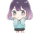SNS用アイコンイラスト作成します お店のイメージや推しのイメージをオリジナルキャラクターに！ イメージ1