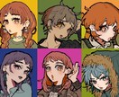 可愛い個性的な女の子のオリジナルイラスト描きます ビビットな背景にオリジナルの可愛い女の子を乗せて描きます。 イメージ3