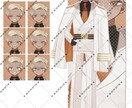 表情豊かなキャラクターイラスト作成します TRPGや配信サイト等にご利用いただけます イメージ4