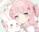 ゆるく可愛く*あなたの二次元キャラ描きます 【商用利用可】ペア/夢絵◎背景・小物無料追加◎多種多様に対応 イメージ2