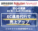 プロがEC店舗運営を1ヵ月間専属で運用代行します 楽天市場/ヤフーショッピング/amazon/ECモール対応！ イメージ1