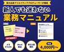業務マニュアル・手順書を作成します メモや口頭の説明から、新人でも迷わない手順書に イメージ1
