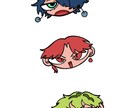 柔らかいタッチでデフォルメイラスト描きます 暖かいて、ゆるく可愛い絵柄が特徴です。 イメージ2