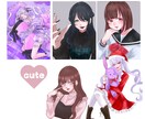 魅力を引き出すキャラクターイラスト描きます 商用利用◎｜ご予算相談◎｜選べる絵柄2種 イメージ7