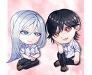 かわいいミニキャラ描きます 個人的利用、商用利用可能なかわいいミニキャラを制作します イメージ1