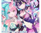 Vtuber配信サムネ・歌ってみたイラスト描きます 歌ってみた / 配信 / SNS / かわいい女の子 イメージ7