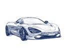 写真から味のあるペン画風愛車イラストを制作します 線の表情を楽しむ、手描き風イラスト イメージ6