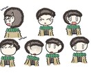 SNS・ブログ等のヘッダー＆アイコン描きます エッセイ漫画風のアイコンが欲しい方へ イメージ3