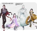 TRPG、配信、動画等に使用できる立ち絵を描きます 繊細なタッチであなたのキャラクターの魅力を引き出します！ イメージ5