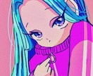 レトロポップな可愛いテイストの女の子描きます Snsのアイコンやヘッダー活動されているキャラデザ描きます！ イメージ1