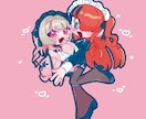 商用利用可‼️ポップで可愛いSDイラスト描きます グッズ用イラスト、1枚絵、アイコンなど イメージ1