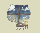 商用OK！絵本風かわいいイラスト制作します アイコン、挿絵、ヘッダー、名刺などなど幅広く対応します！ イメージ6