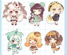 ふわ可愛いミニキャラ/SDイラスト描きます SNSや動画サムネ、配信者様•Vtuber様のグッズにも♪ イメージ3