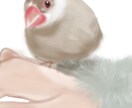 可愛いペットのLINEアイコン作成します 写真とはまた違う、味のあるイラストで可愛いペットを描きます。 イメージ1