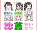 可愛いミニキャラ・GIFスタンプ作成します 商用込み！Twitch,Youtube,LINE用など＊ イメージ6