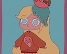 可愛くてポップなイラスト描きます 用途自由で商用利用可能なポップなイラストを制作いたします！ イメージ2