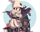貴方の頭の中のキャラクターを具現化します キャラクターへ目が行くように! イメージ7