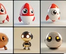 3Dミニキャラのアイコン作成GPTs販売します 3Dミニキャラを誰でも簡単に作れる！ GPTs」です イメージ2