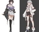 キャラクターイラストお受けします 柔軟にさまざまな塗りなどが対応可能です。 イメージ4