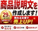商品説明文を作成します 売れる文章で商品の魅力を伝えます イメージ1