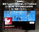 特定ツイッターアカウントの相互フォロー一覧化します 最短当日納品｜自分・他人どちらのアカウントも対応可能 イメージ6