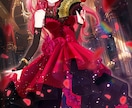 最短当日！IRIAM対応◎悪役令嬢イラスト描きます 配信にも！3種ドレスから選べる◎キャラを即納でお書きします イメージ10