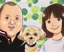 送料無料でプロがちゃんと似てる似顔絵描きます AIでは出来ない、可愛くてちゃんと似てる似顔絵を描きます！ イメージ4